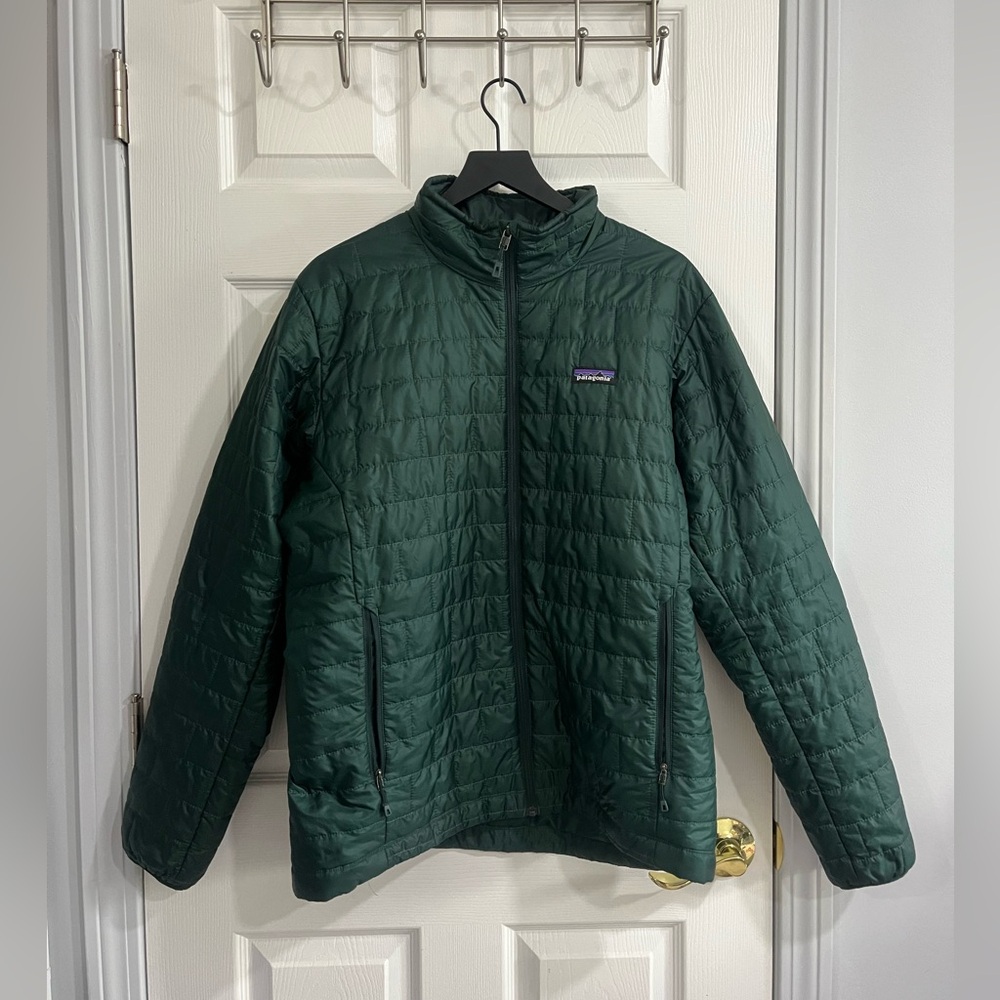 Patagonia Forest Green Quilted Jacket
